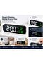 Digital LED Wall Clock - Large Display Electronic Clock with Time, Date & Temperature Display, Modern LED Wall Mounted Clock for Home, Office & Bedroom - 2