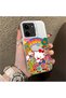 Redmi 15C 5g Compatible Silicone Edge Hard Back Case Couple Phone Case Kitty Pattern - 3