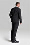 Striped Black Slim Fit Jacket - 3