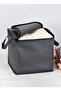 Mini Storage Bag Anthracite 25X25X25 cm Zippered Foldable Socks Sweater Towel Storage Bag - 2