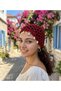 Hand Knitted Mesh Beanie with Glittery Seashell Detail Bohemian - Beach Accessory - Hair Bandana - Beanie