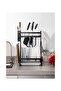 2-Tier Dish Drying Rack Black 35 x 22 x 40cm - 5