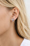 Star Design Silver Color Earrings - 2
