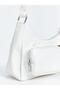 Lcw Accessories White Leather Look Women's Baguette Bag - 6