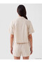 Nevavm Linen-Look Women's Shirt with a Difference - 4