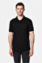 Regular Fit Polo Collar Embroidered 100% Mercerized Cotton T-Shirt - 5