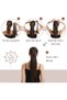 Long Straight Ponytail Extension Wrap Around Off Black Synthetic Hair Extensions One Piece Hairpiece Pony Tail Extension for Women - 4