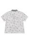 Men's Large Size Light Gray Polo Collar Marina Short Sleeve T-Shirt 3Xl-4Xl-5Xl-6Xl - 5