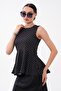 Women's Flounced Polka Dot Sleeveless Blouse 260629 - - 3