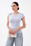 Women's Shoulder Buckle Detailed Sleeveless Blouse 260658 - 3