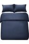 Bedding Duvet Cover Double Size Set- 1PC Duvet Cover 170x220CM / 2PC-Pillow Shams 50x75CM (Navy, Double) - 2