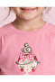 Girls Pink Printed T-Shirt - 5