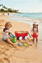 Sand Set with Wheelbarrow - Get Ready for Fun on the Beach 6-Piece Educational Colorful Sand Play Set - 5