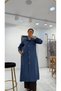 Women's Pocketed Snap Fastener Long Cap Tunic Strawberry Cap Summer Wear - 2