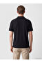 Vizyon New Season Black Polo Collar Men's T-Shirt - 4