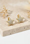 Stylish Star Figured Zircon Stone Yellow Color Bijouterie Earrings - 3