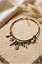 Handmade Leather and Metal Detailed Special Design Authentic Necklace - 3