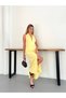 Women's Pink Halter Neck Slit Detail Summer Dress - 6
