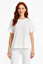 Women's Basic White Short Sleeve T-Shirt
