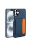 Galaxy A07 Case with Card Holder and Raised Camera Silicone Senk - 3