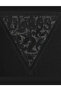 Men's Black Embroidered Logo Long Sleeve T-Shirt - 4