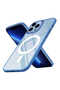 iPhone 13 Pro Case Magsafe Transparent Back Face Camera Raised Silicone Senk - 2
