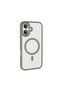 iPhone 16 Plus Case Magsafe Transparent Back Face Camera Raised Silicone Senk - 4