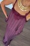 Burgundy Lace Detailed Blouse Skirt Double Set - 202634 - 4