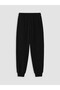 Black Galatasaray Printed Boys' Tracksuit Set - 7