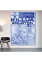Killua Zoldyck Blueprint Wall Covering Wall Tapestry First Quality Satin Fabric Poster