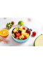 Mixing Bowl Outer Plastic with inner Stainless Steel Mixing & Serving Bowls (BLUE, 600 ML) - 2