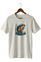 Fishing T-Shirt Carp Printed Nature Themed Outdoor Tshirt 100% Cotton