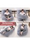 U Shaped Full Body Pregnancy Pillow For Maternity Women With Removable Jersey Cotton Cover - 3