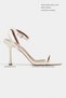 Taki Sedef Patent Leather Women's Thin Heeled Shoes with Ankle Belt Detail - 2