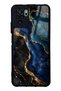 Xiaomi Redmi Note 10 Glossy Phone Case with Midnight Sapphire Marble Design