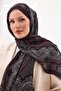 Petra Circular Ethnic Pattern Shawl - Anthracite Pink - 5