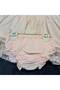 Girl's Lace Detailed Dress & Blouse Set & Embroidered Headband - 100% Cotton - Powder - 7