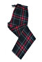 Women's Ring Viscose Plaid Pajama Bottom 9313