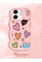 Infinix Smart 9 Compatible Case Camera Protector Pink Silicone Couple Phone Case Heart Pattern - 2