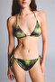 Regular Fit Patterned Green Bikini Bottom G8727Ax26Sm - 2