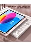 Cat Cot iPad Air 11 Inch Case (M3 2025 / M2 2024) / iPad Air 10.9 Case (5th/4th Gen) - 5-in-1 Origami Standing Protective Folio Cover with Pencil Holder & Clear Back, Auto Sleep/Wake - 7