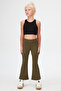 Camouflage Green Girls' Skuba Cargo Pants with Pockets
