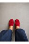 Noble Red Suede Genuine Leather Loafer Slippers - 3