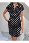 Women's Penny Polo Collar Dress with Pockets - Soft Modal Fabric - 6