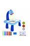 Kids Projector Painting Table Drawing Set with Projector, 12 Watercolor Pens, Projection Slides, Erasable Drawing Board, Educational Art & Learning Toy for Boys & Girls Ages 3+ - 3