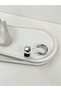 Thick Silver Hoop Earrings - 2