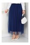 Stylish Tulle Skirt with Lining - 3