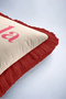 Stylish Lettering Pop Art Fringed Pillowcase - Typographic Romantic Pink Burgundy Tassel Throw Pillow Cover - 8