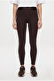 Women's Danica Nano Fit High Waist Brown Leggings - 5