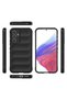 Galaxy A54 Case Camera Protected Flexible Silicone with Finger Strip Tkng - 6